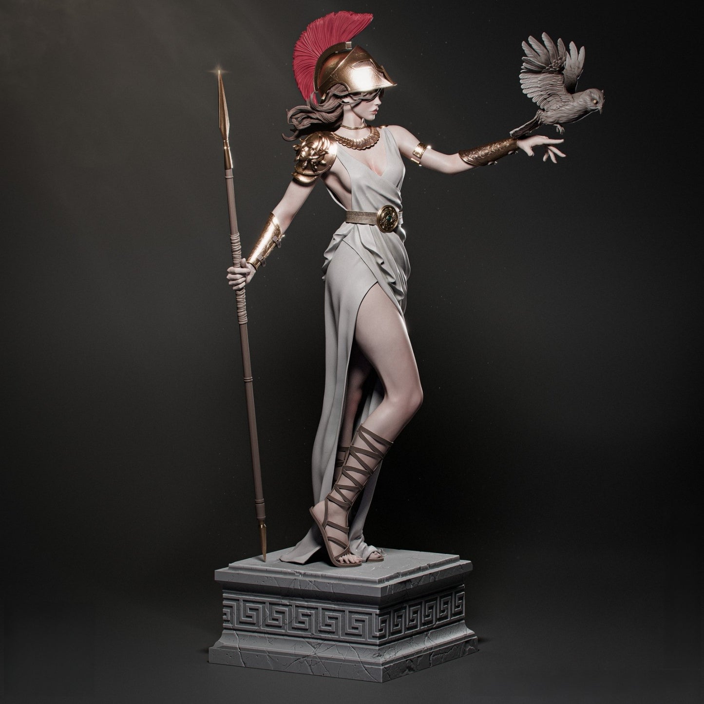 Athena - The Goddess of Wisdom and Military Victory - STL 3D Print Files