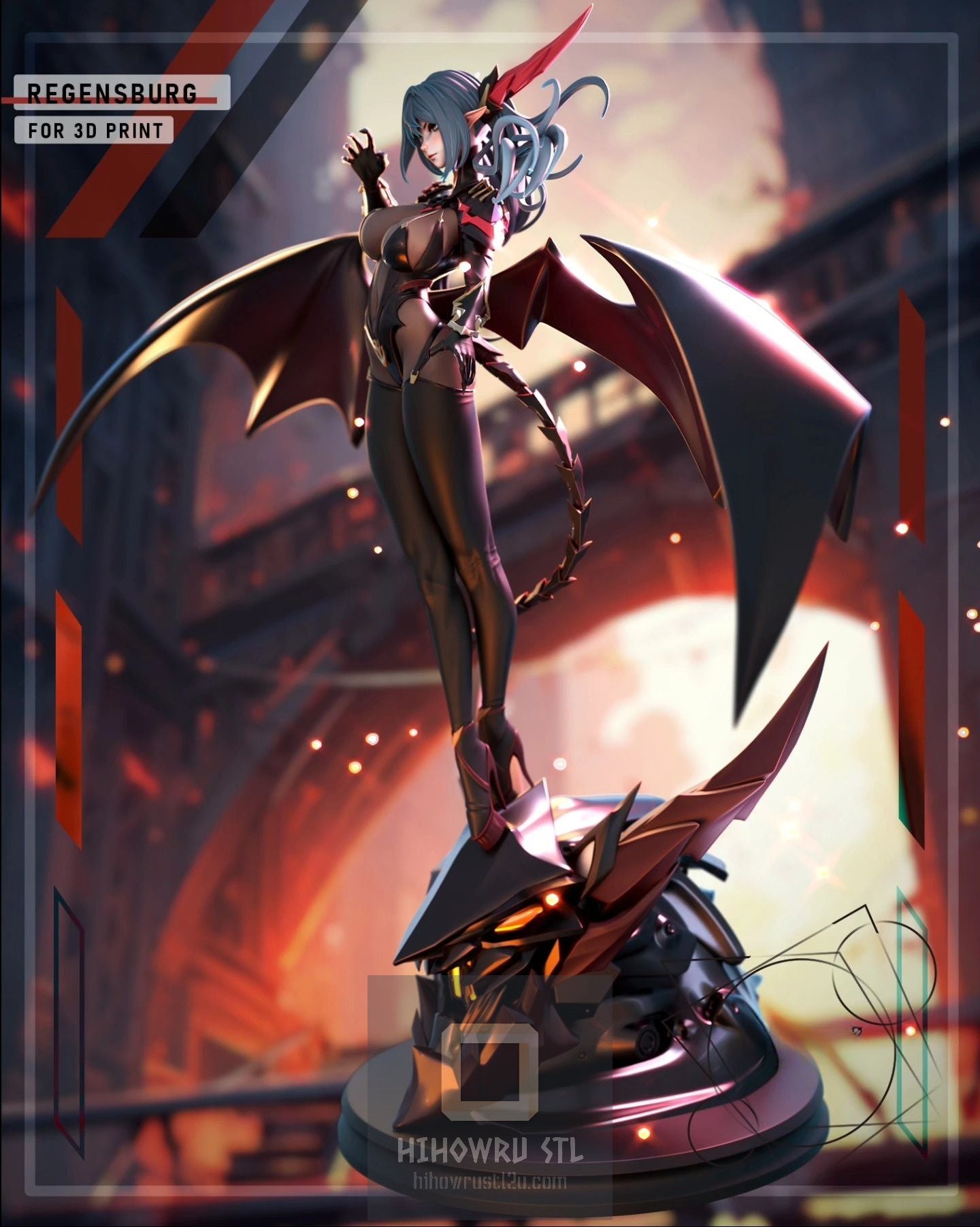 4508 Regensburg - Azur Lane - STL 3D Print Files