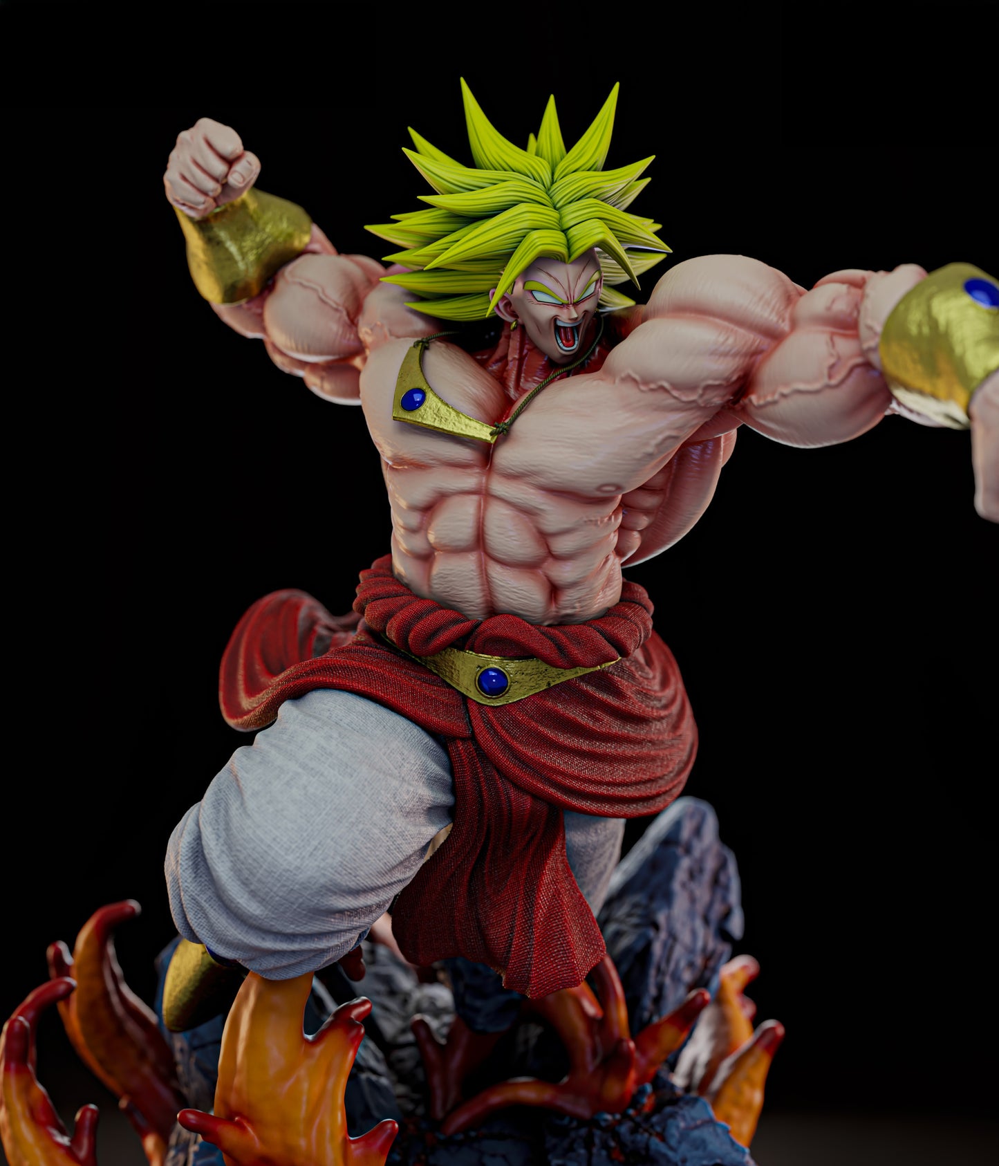 1949 Broly - Dragon Ball - STL 3D Print Files