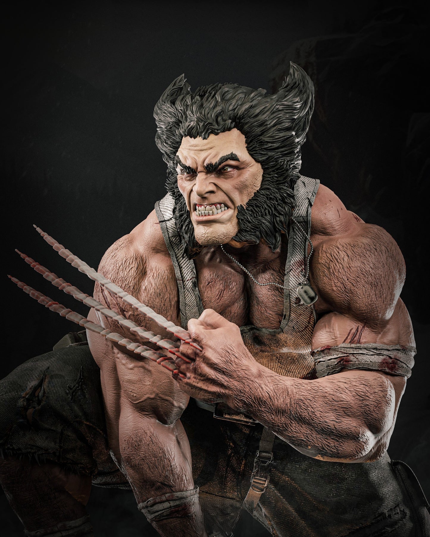 1805 WOLVERINE - LOGAN - STL 3D Print Files