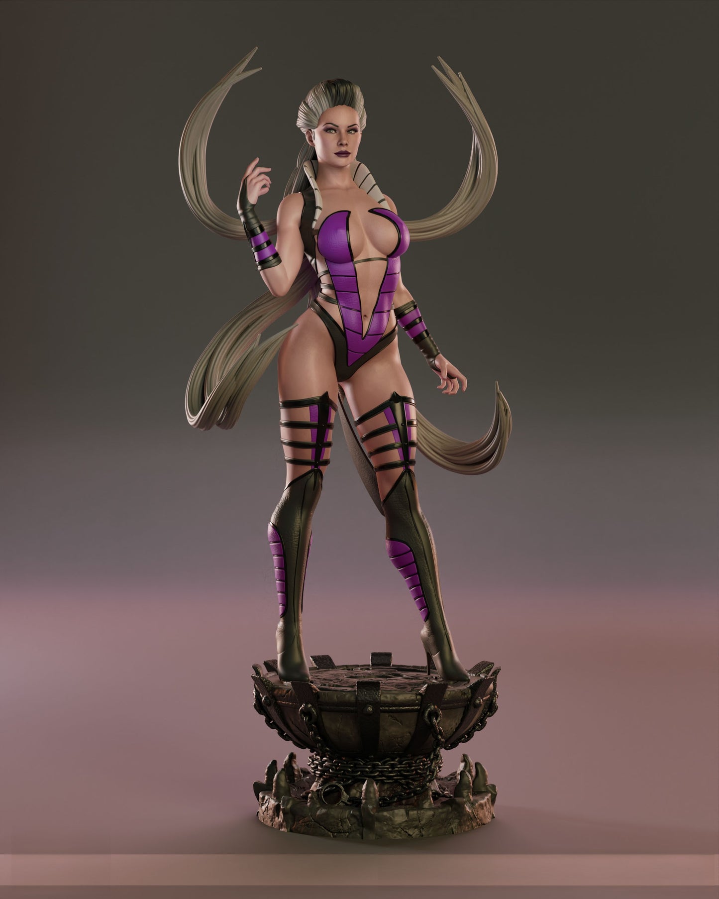 Sindel - Queen Of Edenia - Mortal Kombat - STL 3D Print Files