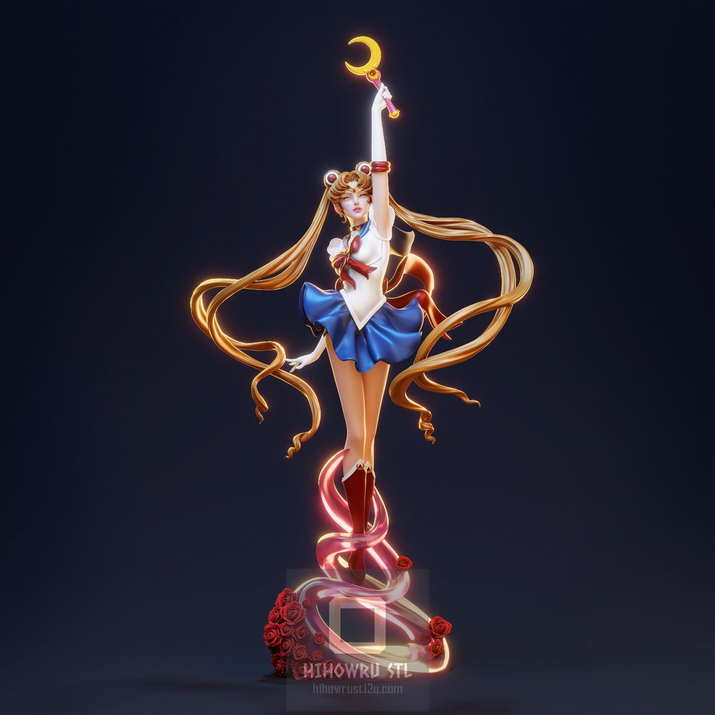 4522 Sailor Moon - Usagi Tsukino - STL 3D Print Files