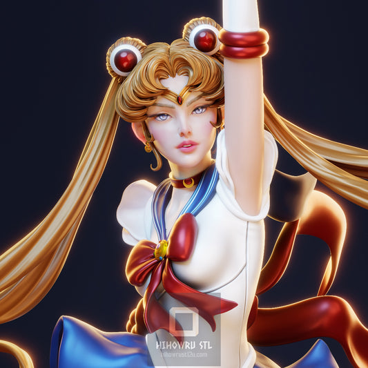 4522 Sailor Moon - Usagi Tsukino - STL 3D Print Files