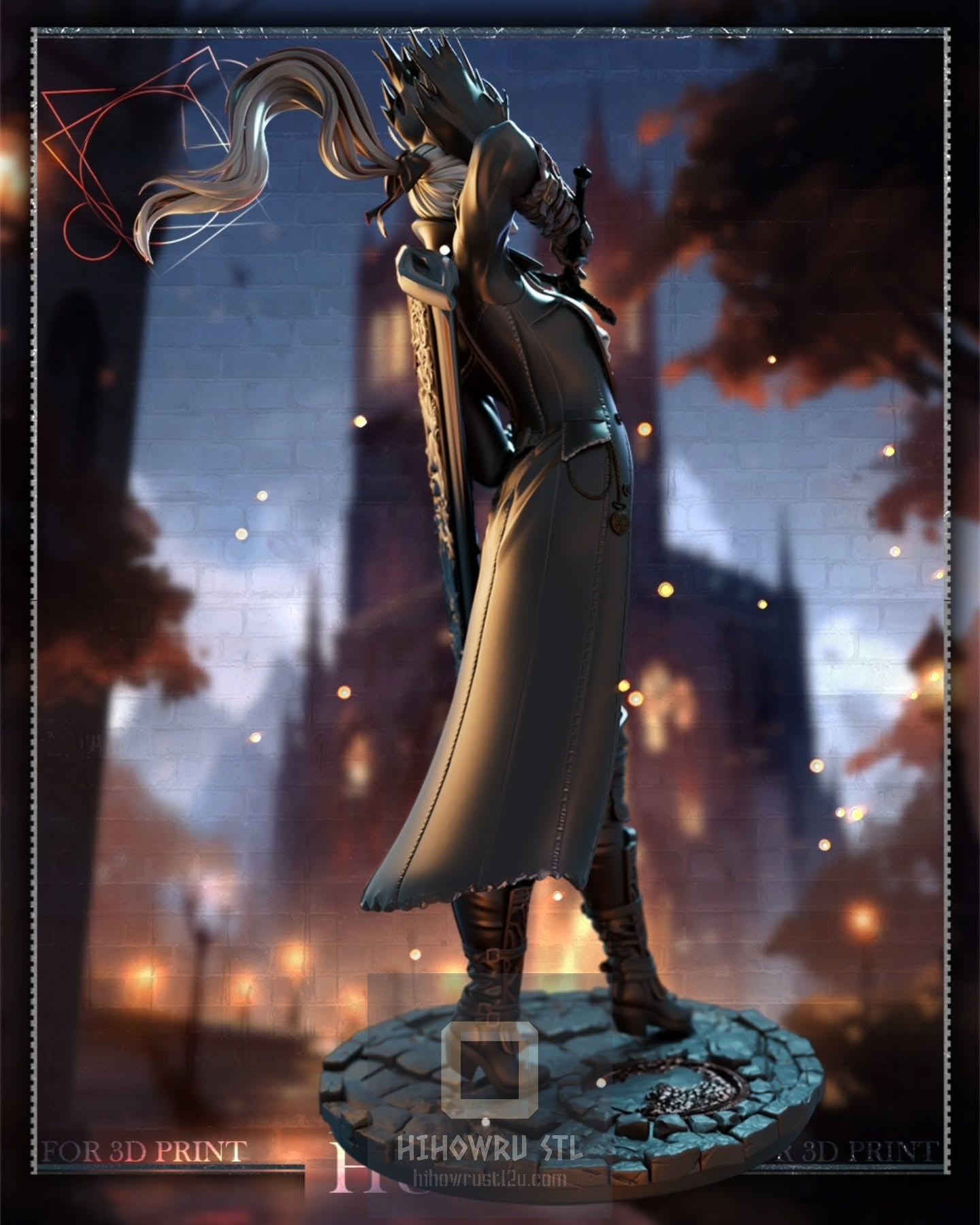 4787 Female Hunter - Bloodborne - STL 3D Print Files
