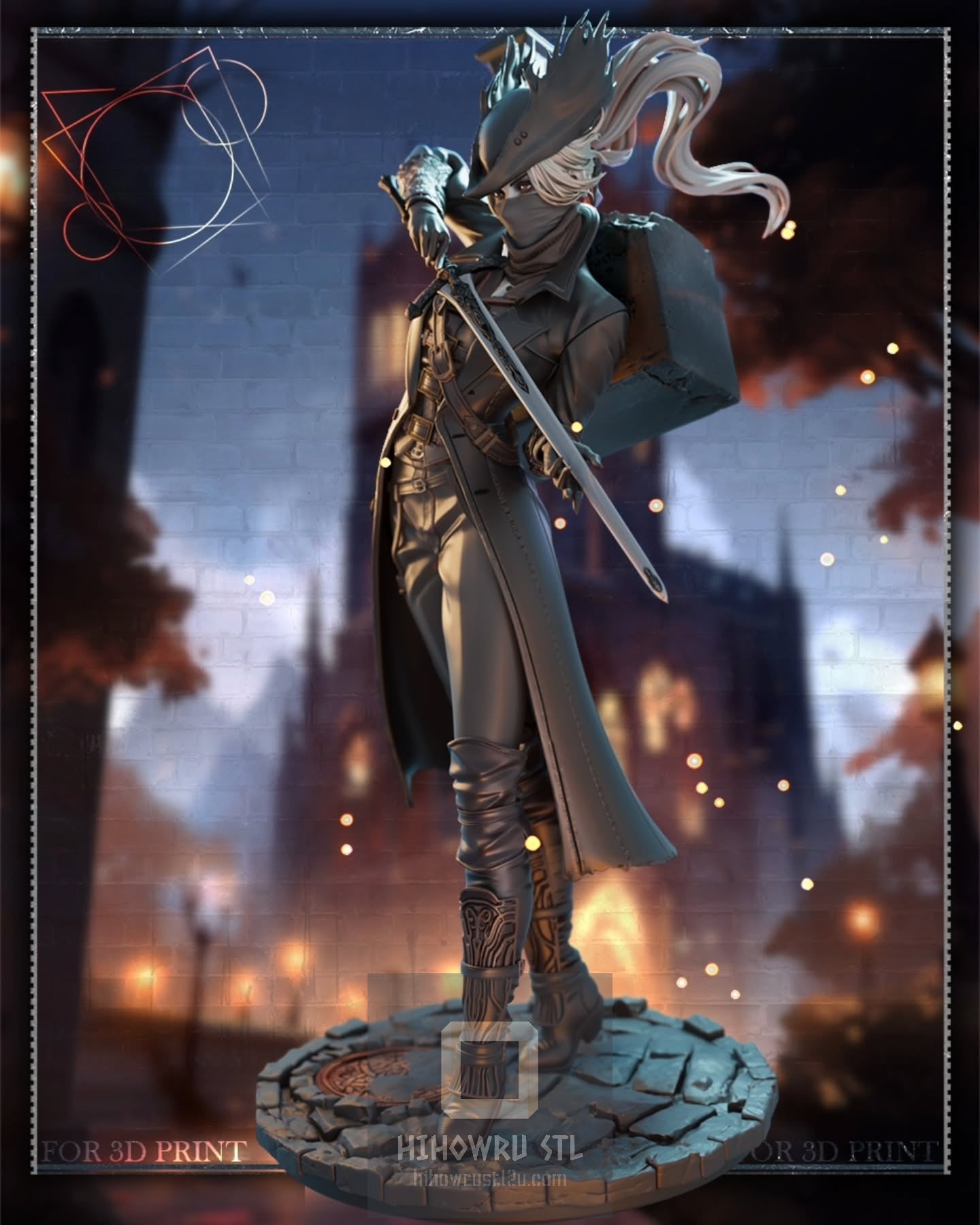 4787 Female Hunter - Bloodborne - STL 3D Print Files