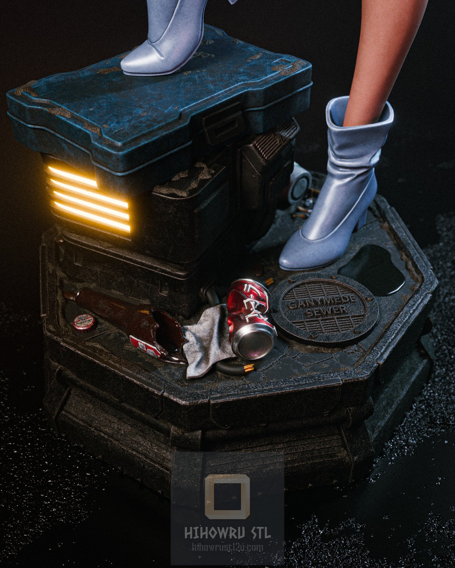 4512 Faye Valentine - Cowboy Bebop - STL 3D Print Files