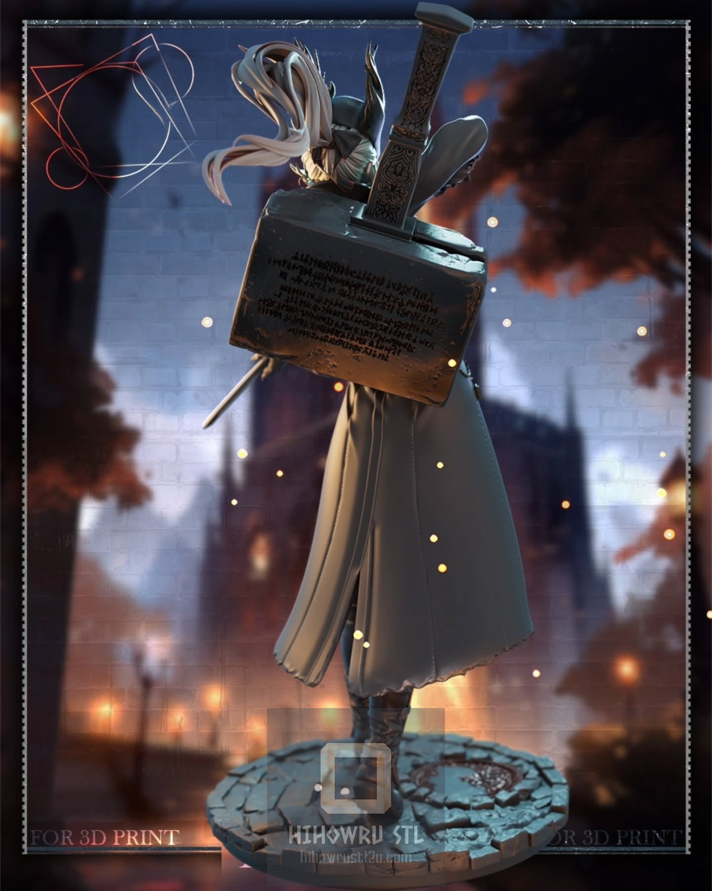 4787 Female Hunter - Bloodborne - STL 3D Print Files
