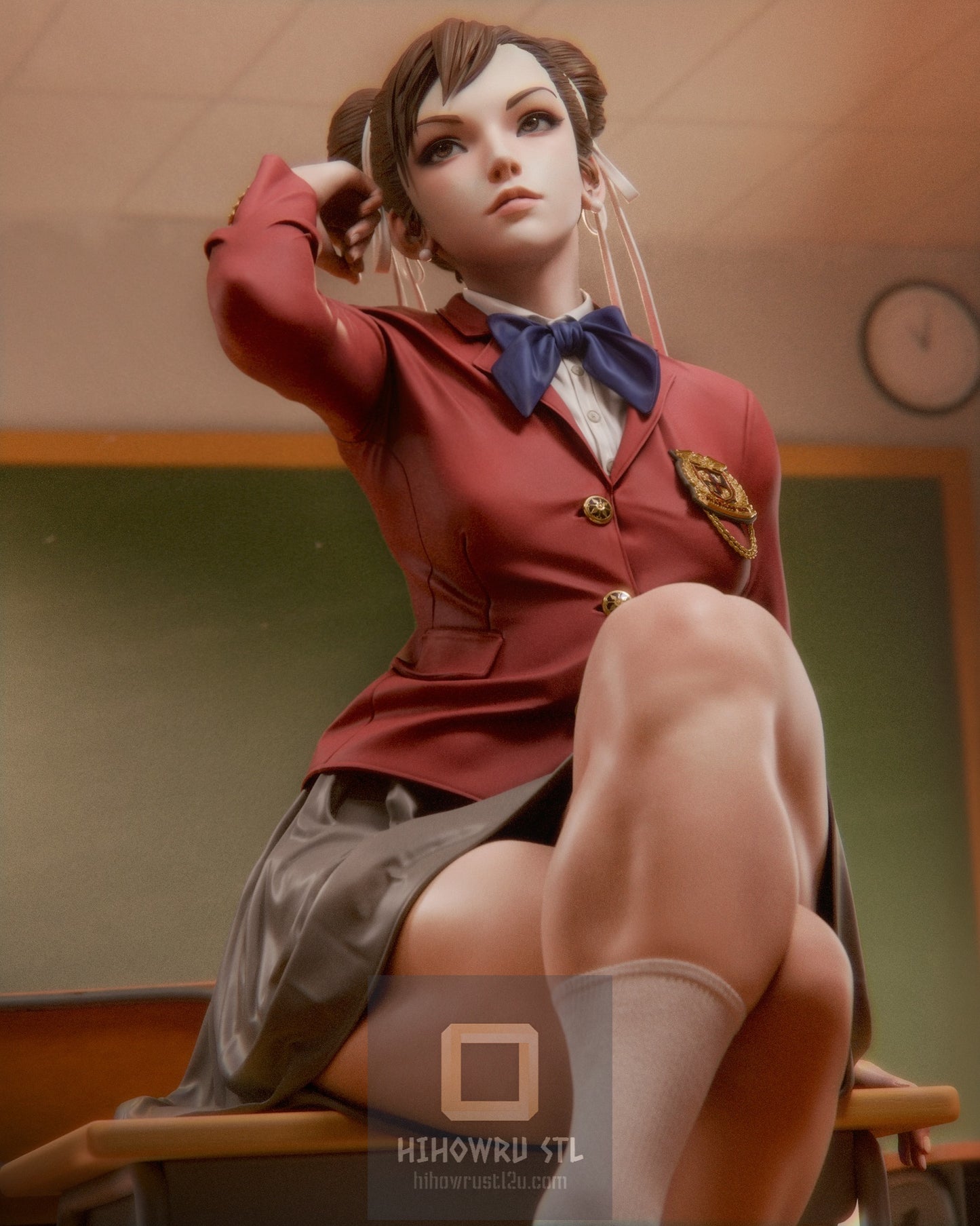 4513 Chun-Li - Street Fighter - STL 3D Print Files