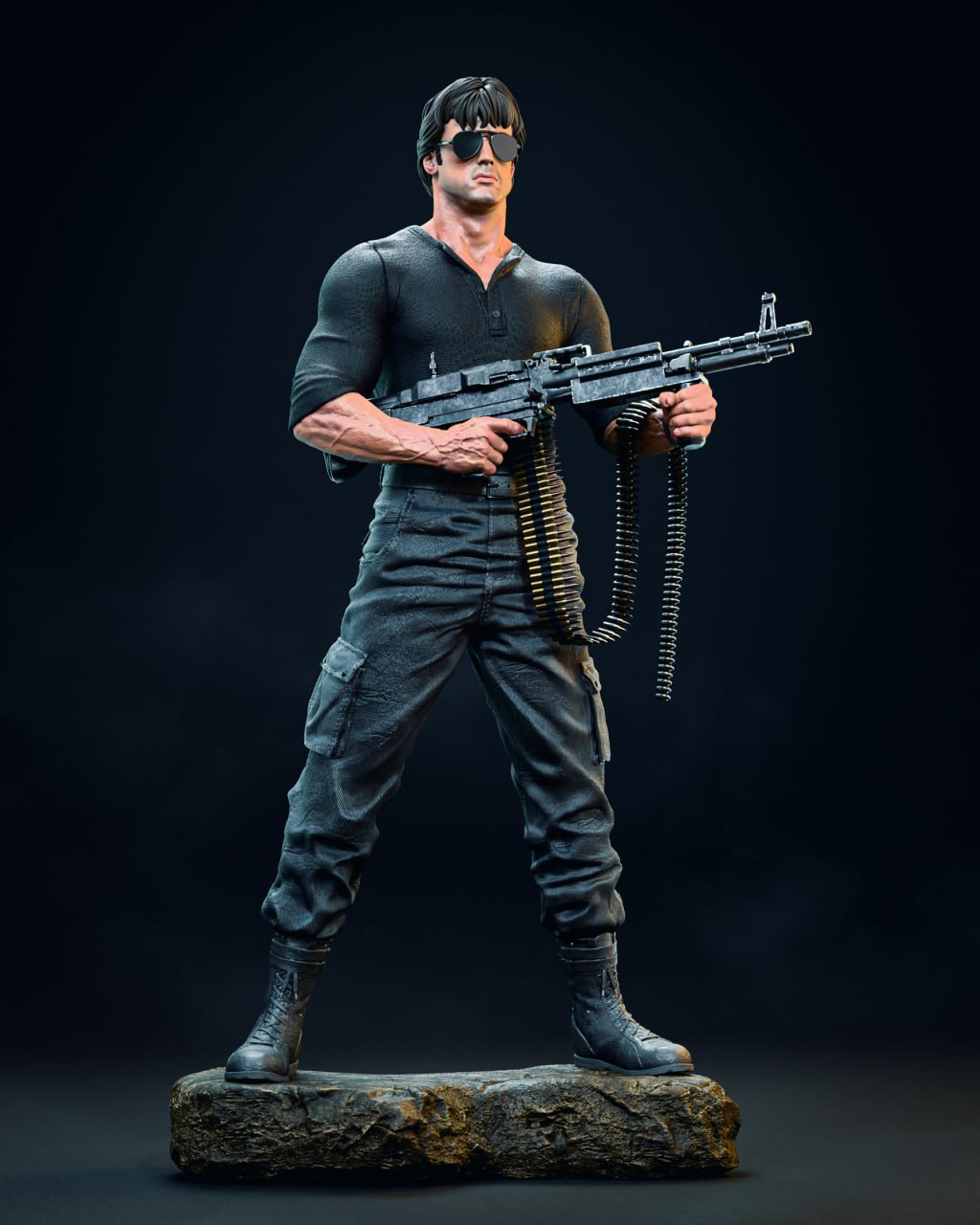 2983 Rambo - First Blood - STL 3D Print Files