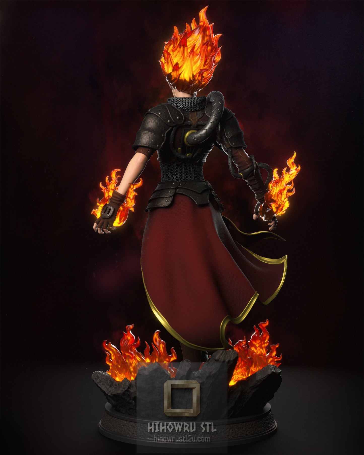 5258 Chandra Nalaar - MTG - STL 3D Print Files