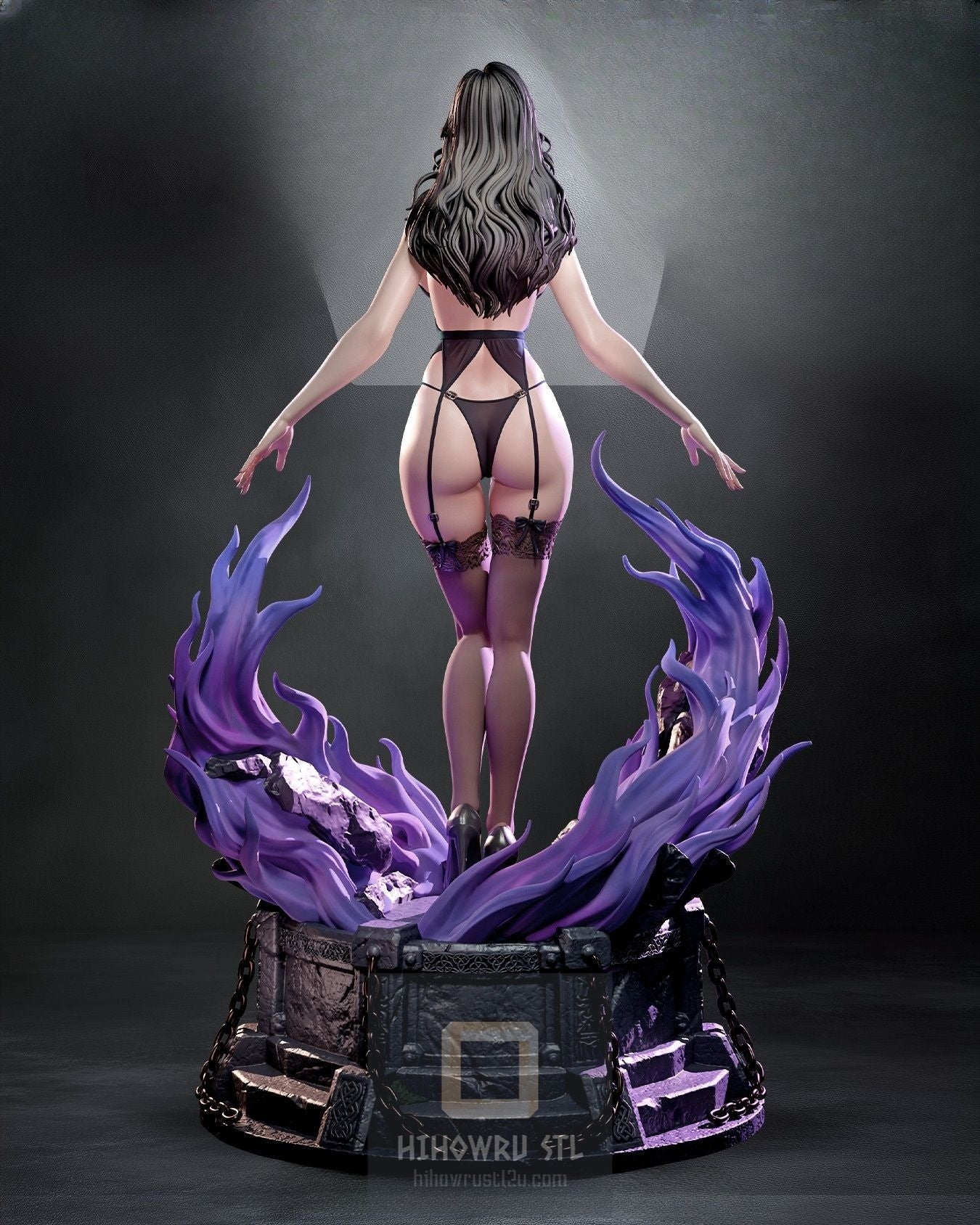 4503 Yennefer of Vengerberg NSFW - The Witcher - STL 3D Print Files