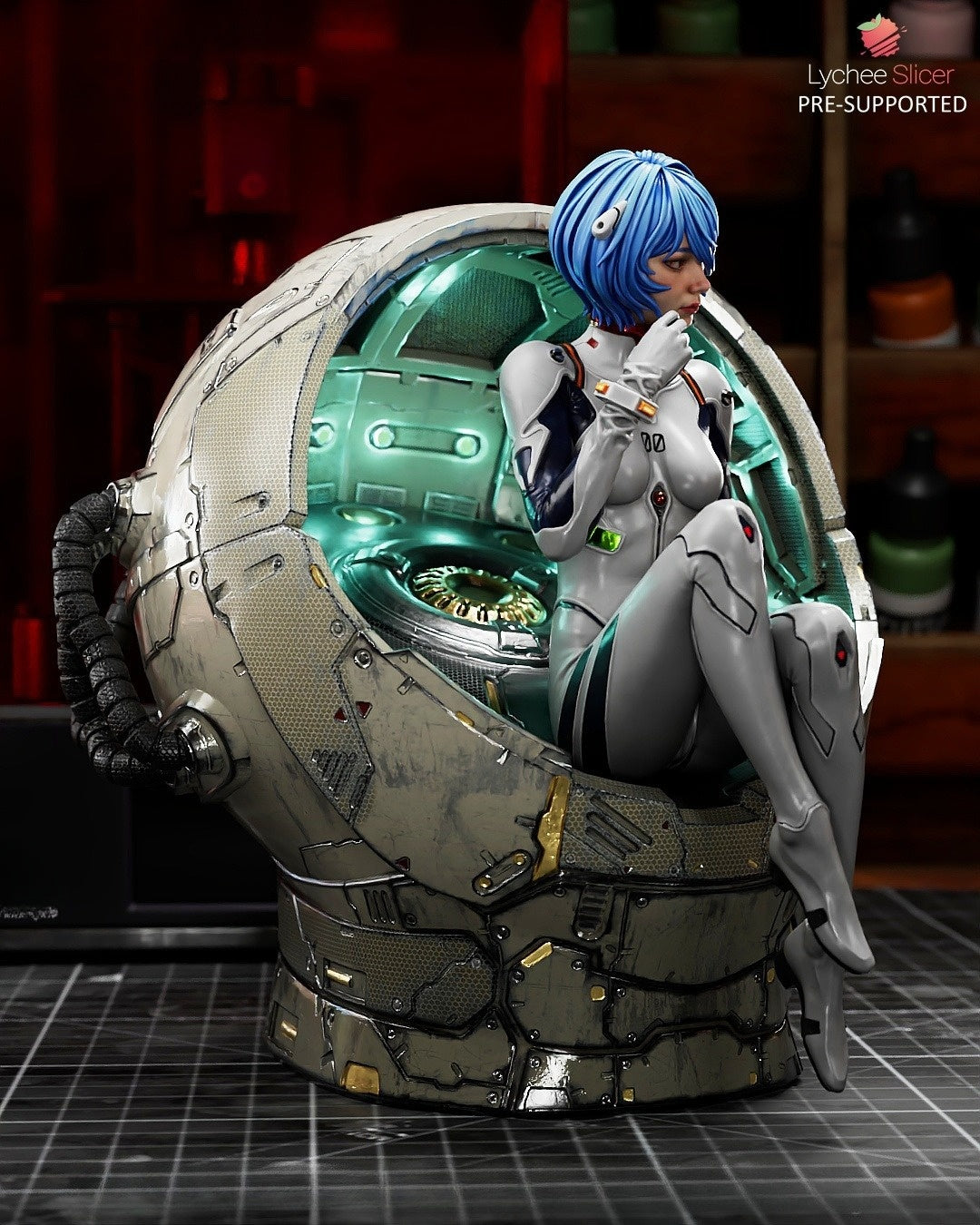 4010 Rei Ayanami - Evangelion - STL 3D Print Files