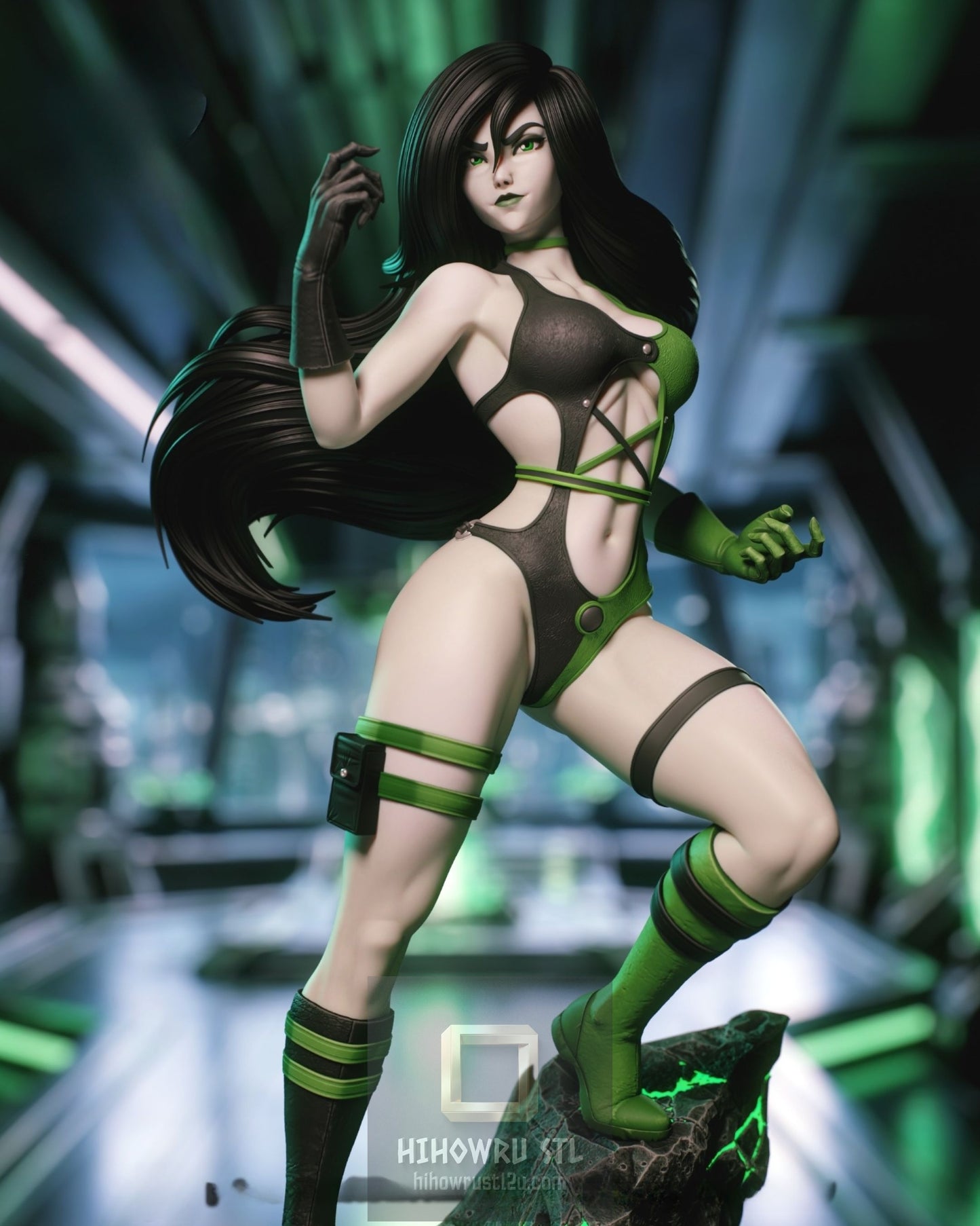 4916 Shego - Kim Possible - STL 3D Print Files