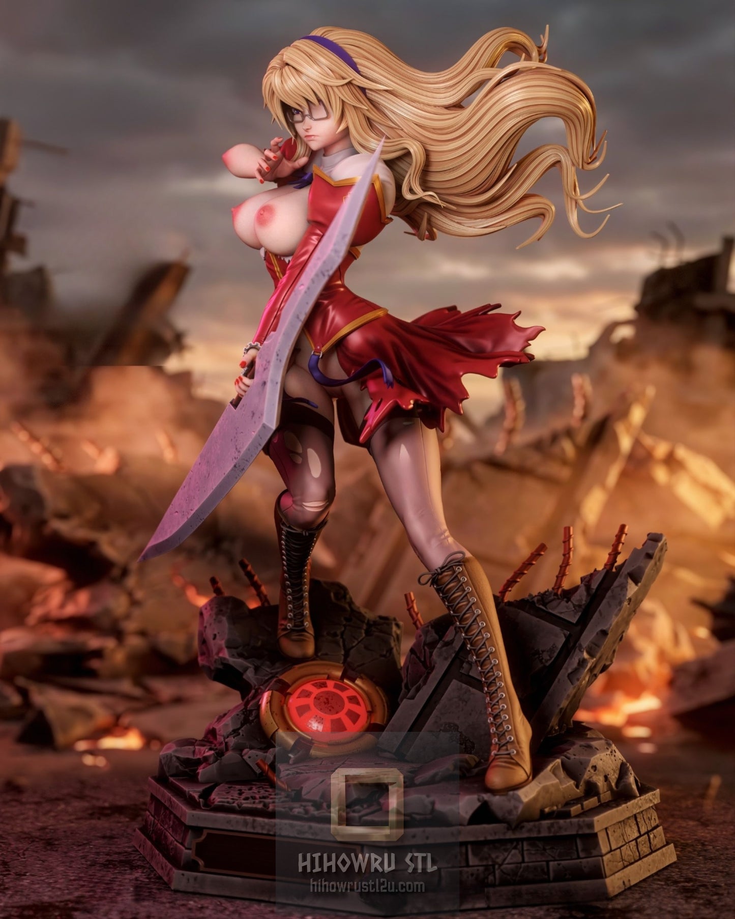 5223 Satellizer L. Bridget NSFW - Freezing - STL 3D Print Files