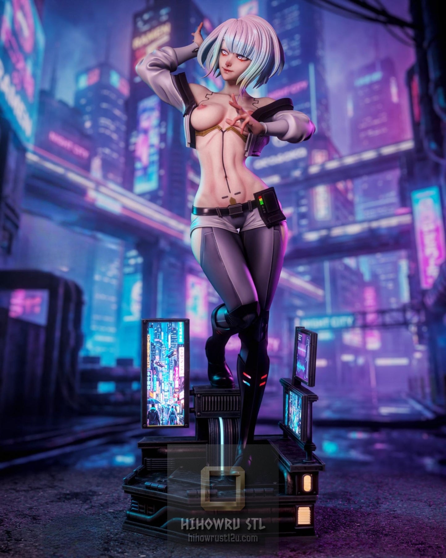 5515 Lucy NSFW - Cyberpunk Edgerunners - STL 3D Print Files