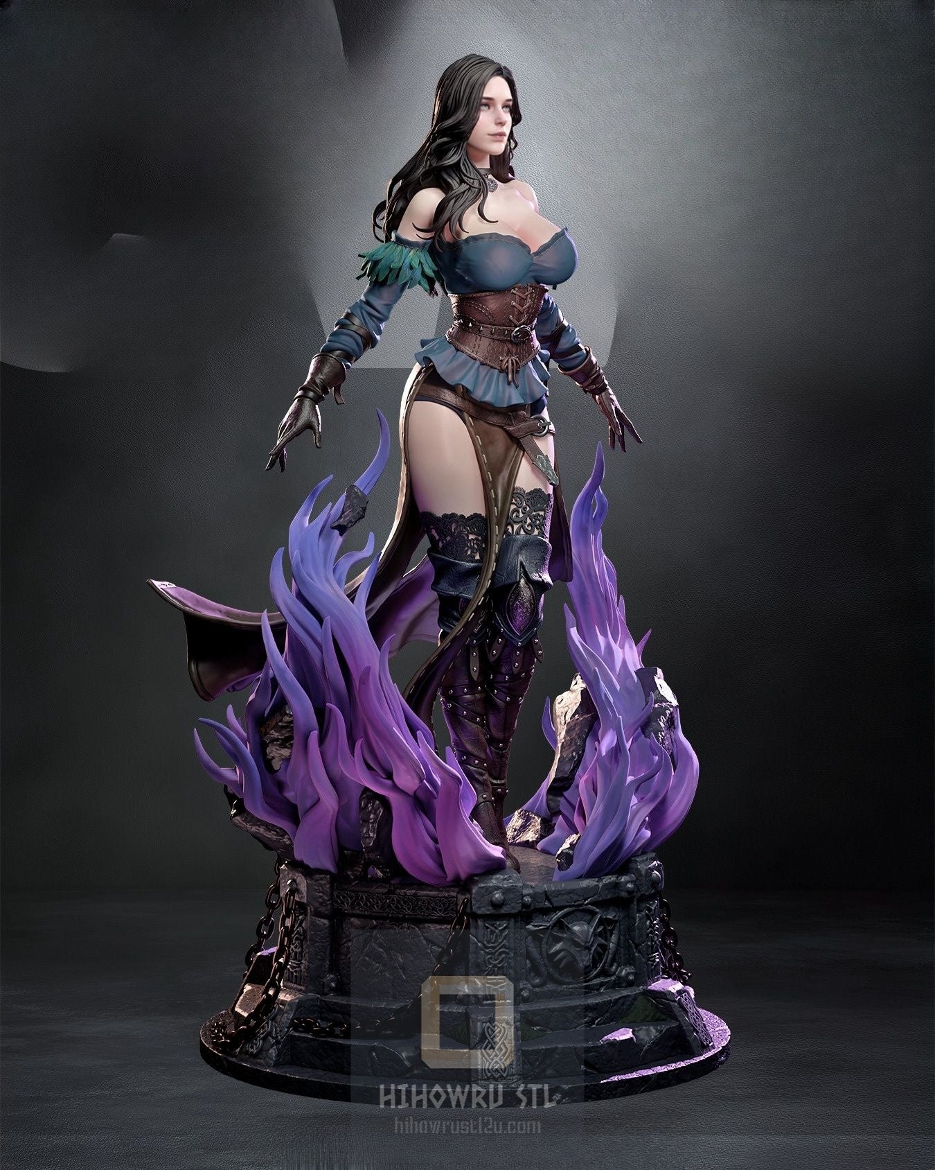 4503 Yennefer of Vengerberg NSFW - The Witcher - STL 3D Print Files