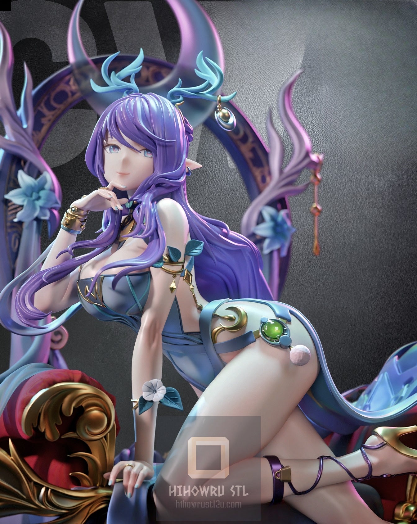 4614 Lauma NSFW - Genshin Impact - STL 3D Print Files