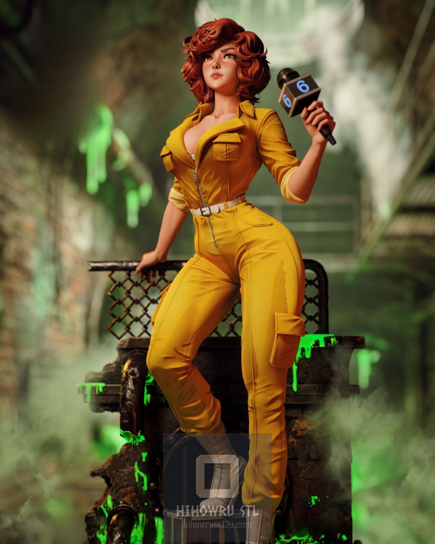 4782 April O'Neil NSFW - TMNT - STL 3D Print Files