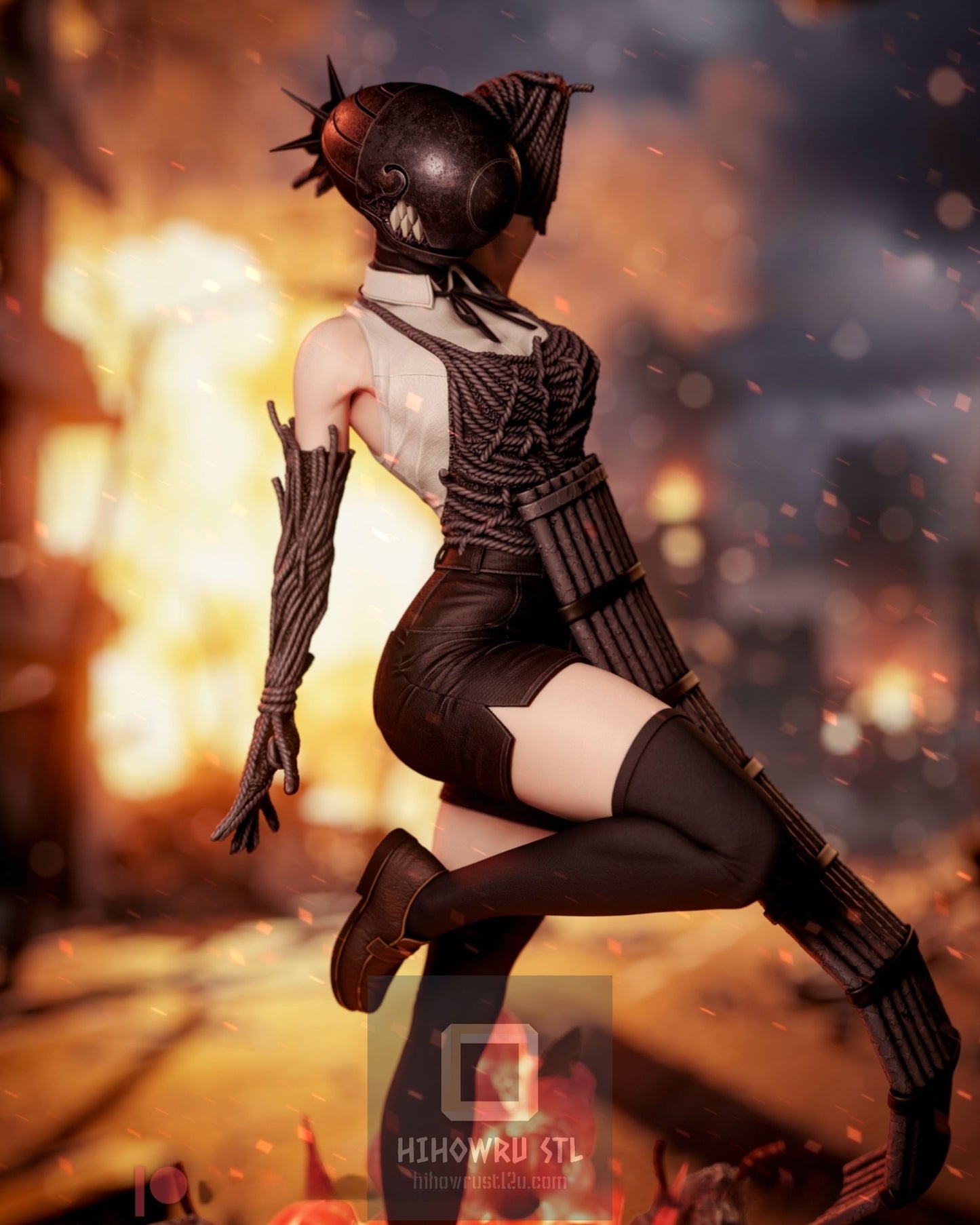 4893 Reze NSFW - Chainsaw Man - STL 3D Print Files