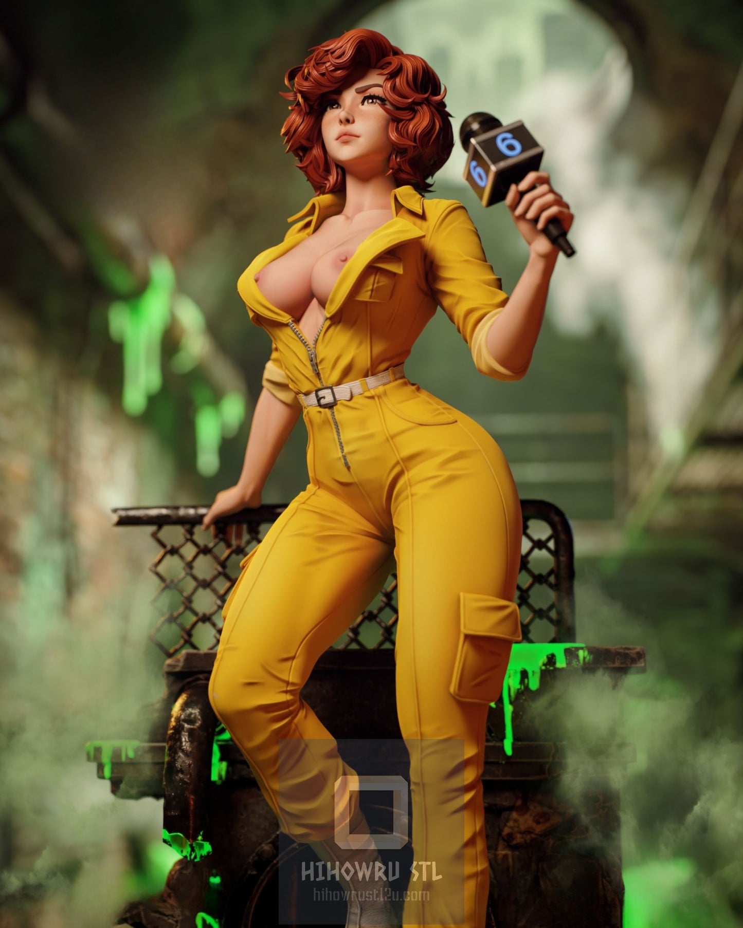 4782 April O'Neil NSFW - TMNT - STL 3D Print Files