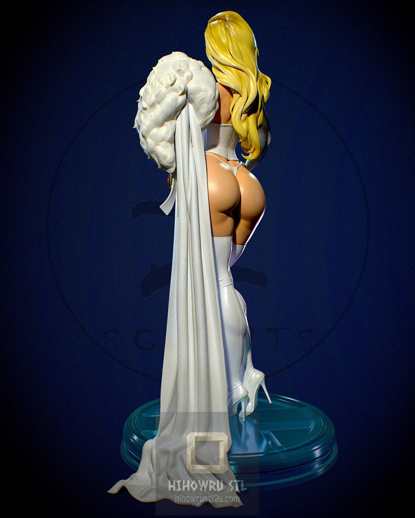 4994 Emma Frost NSFW - X-men - STL 3D Print Files
