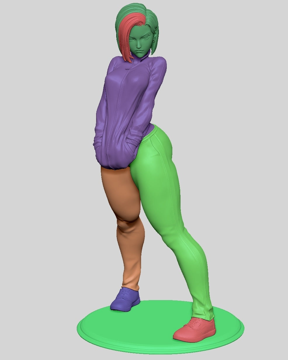 1768 Android 18 - Dragon Ball - STL 3D Print Files