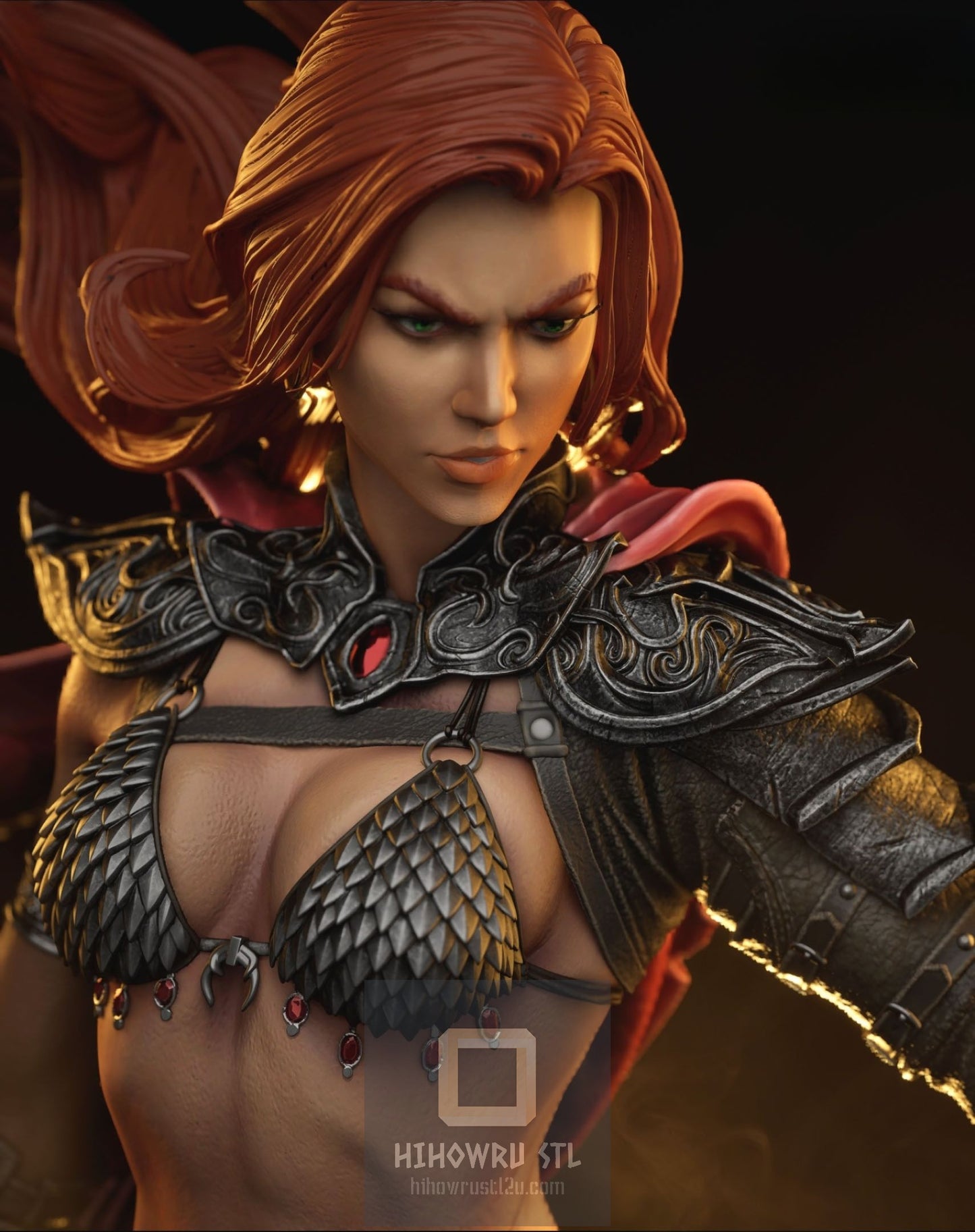 4391 Red Sonja - Marvel Comics - STL 3D Print Files