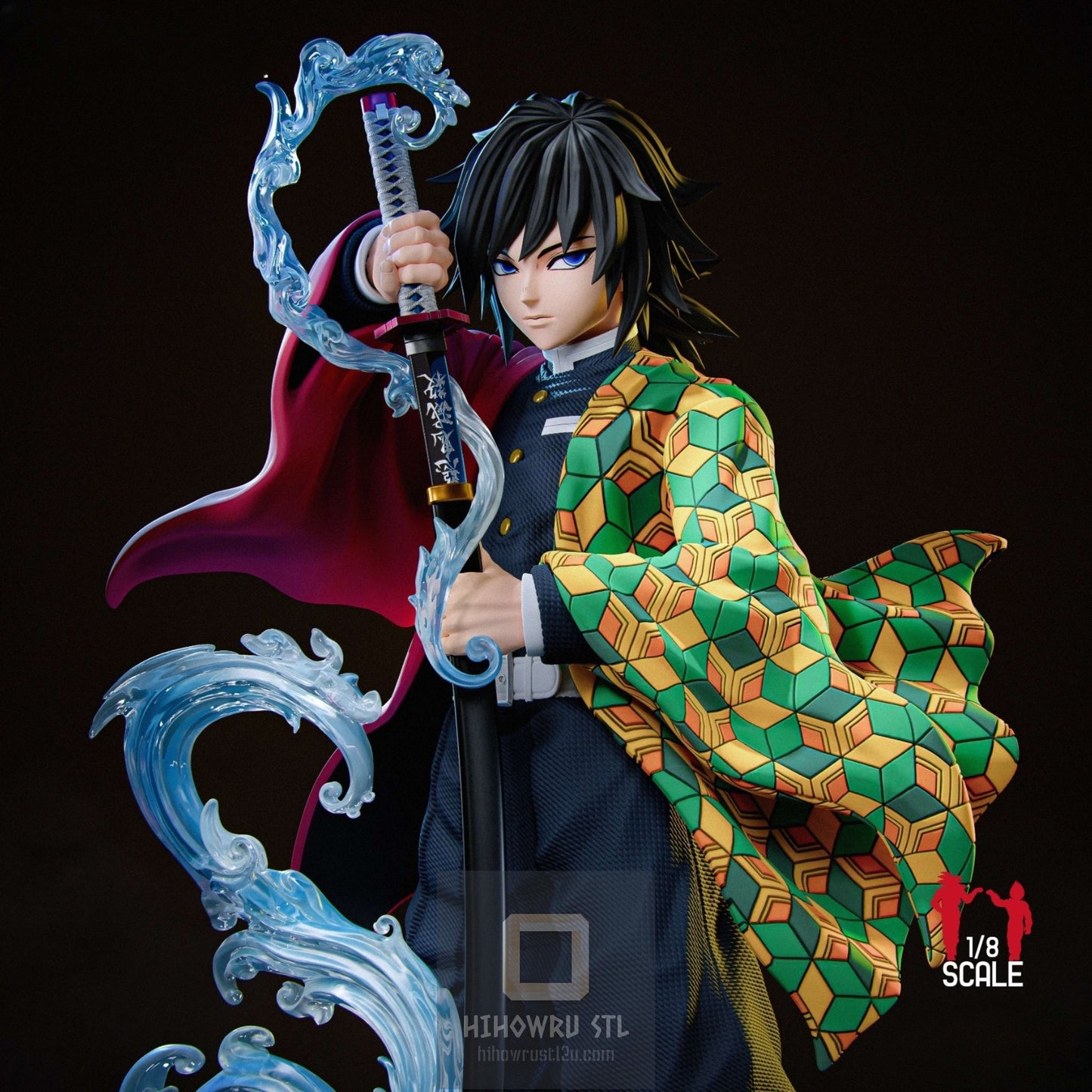 4591 Giyu Tomioka - Kimetsu no Yaiba - STL 3D Print Files
