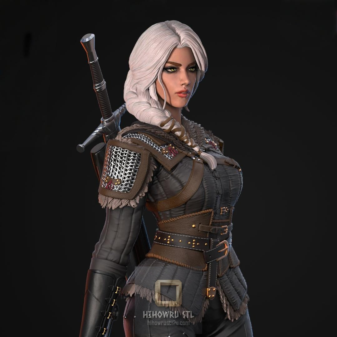 5603 Ciri - The Witcher 4 - STL 3D Print Files