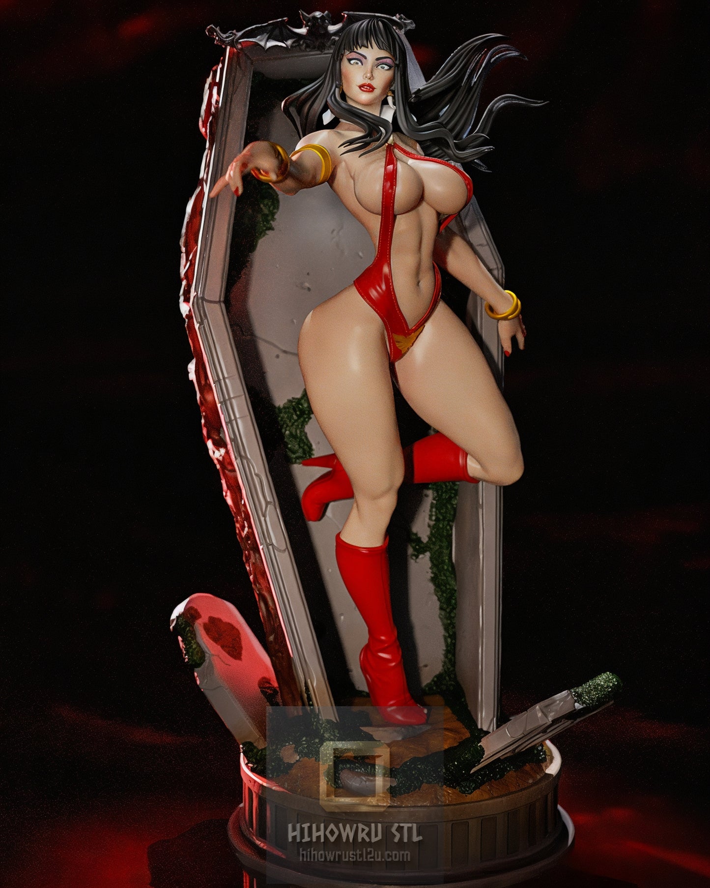 5485 Vampirella NSFW - STL 3D Print Files