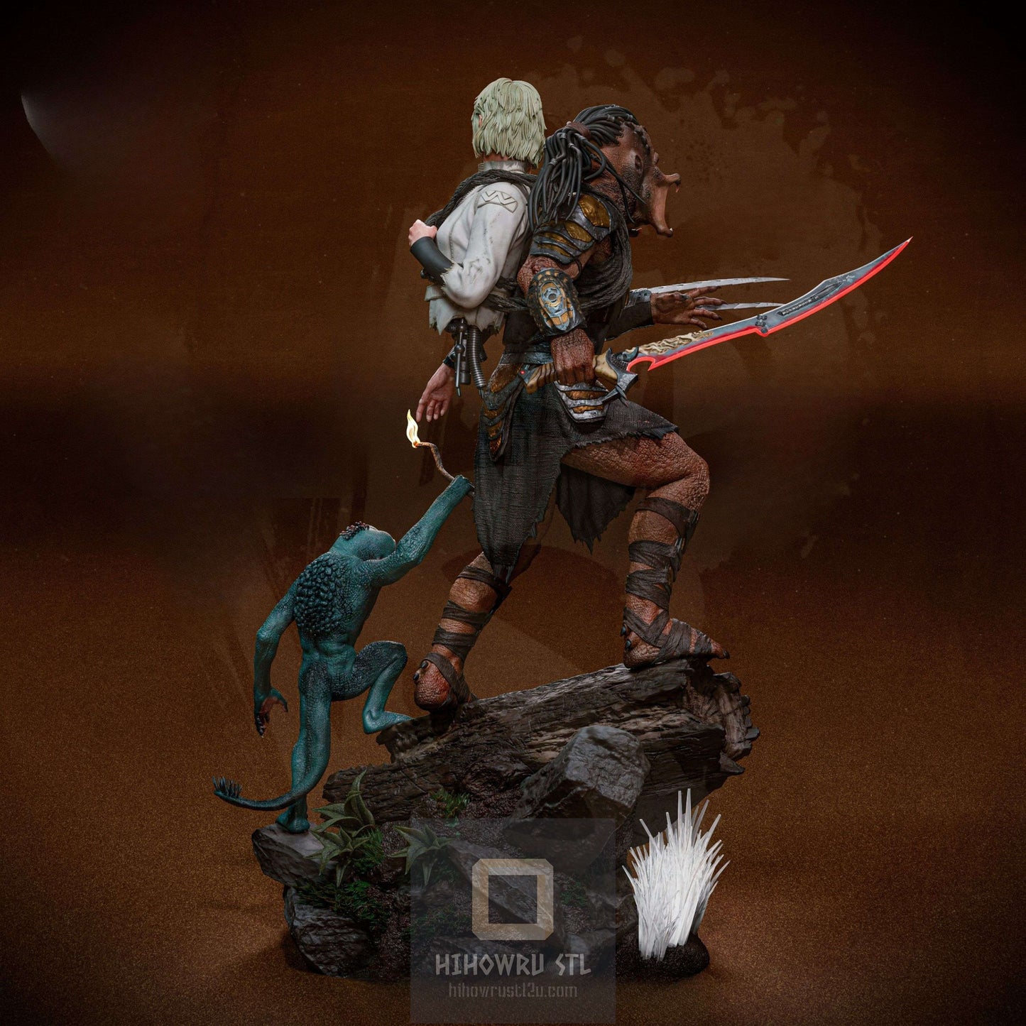 4483 Predator: Badlands Diorama - STL 3D Print Files