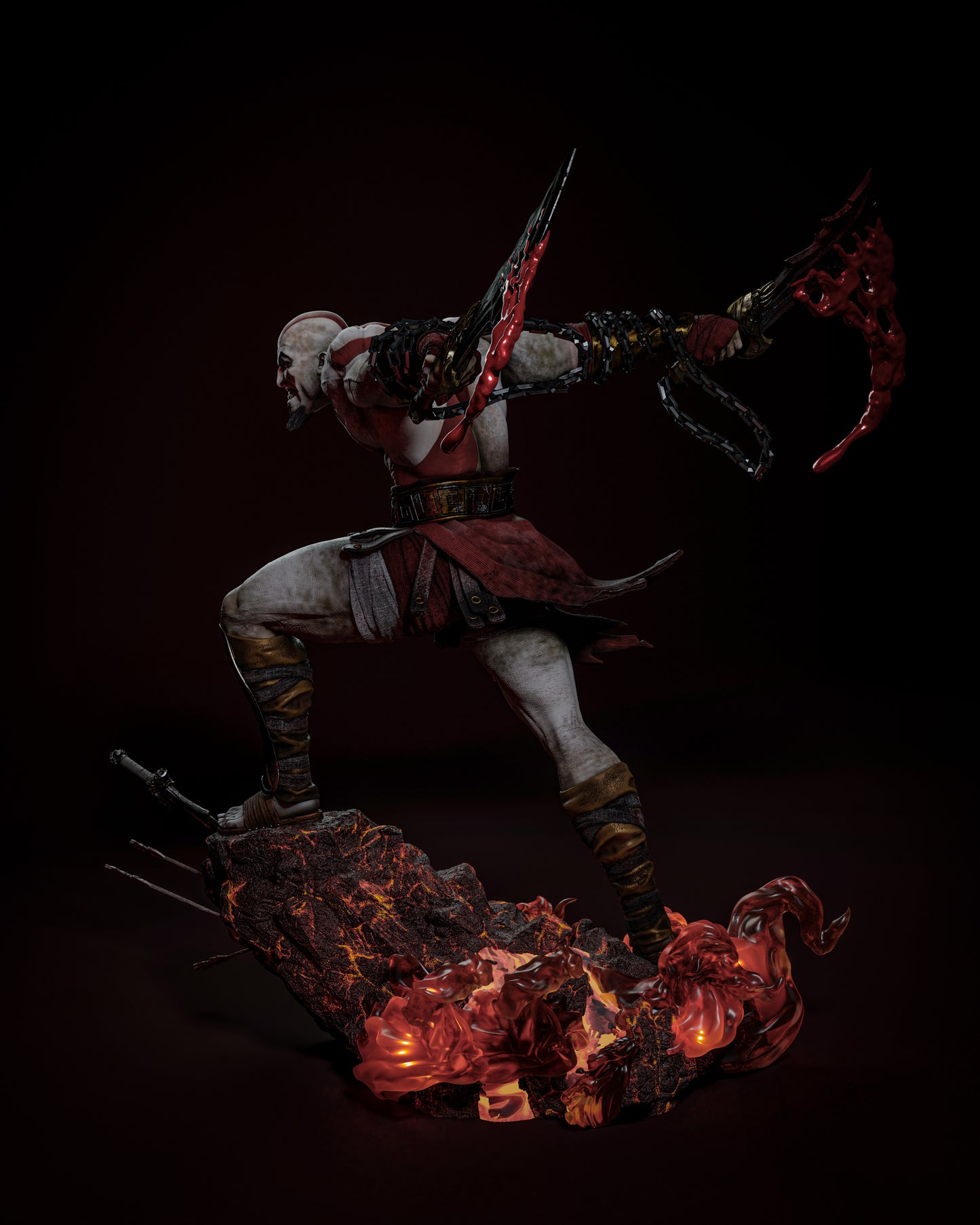 2429 Kratos - God of War - STL 3D Print Files