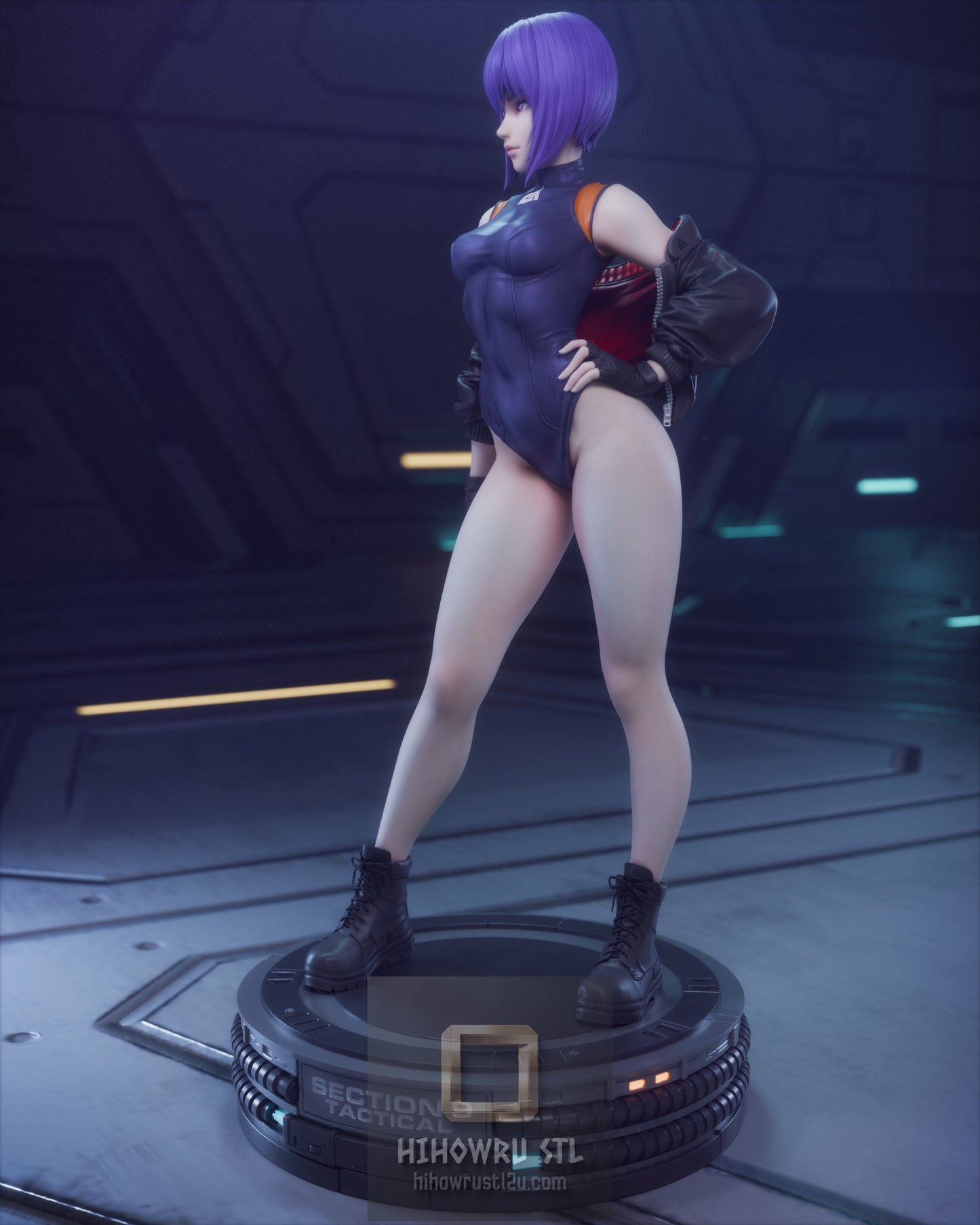 5151 Motoko Kusanagi - Ghost in the Shell - STL 3D Print Files