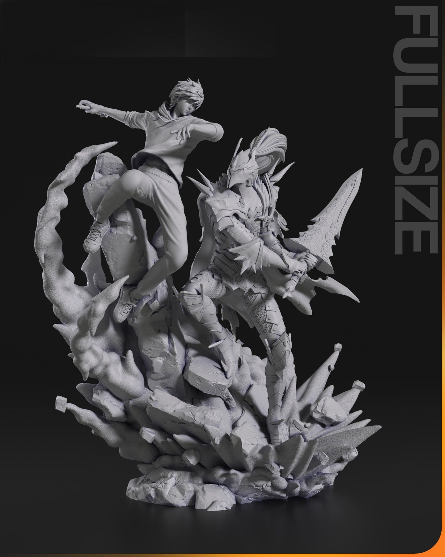 2518 Sung Jinwoo - Solo Leveling - STL 3D Print Files