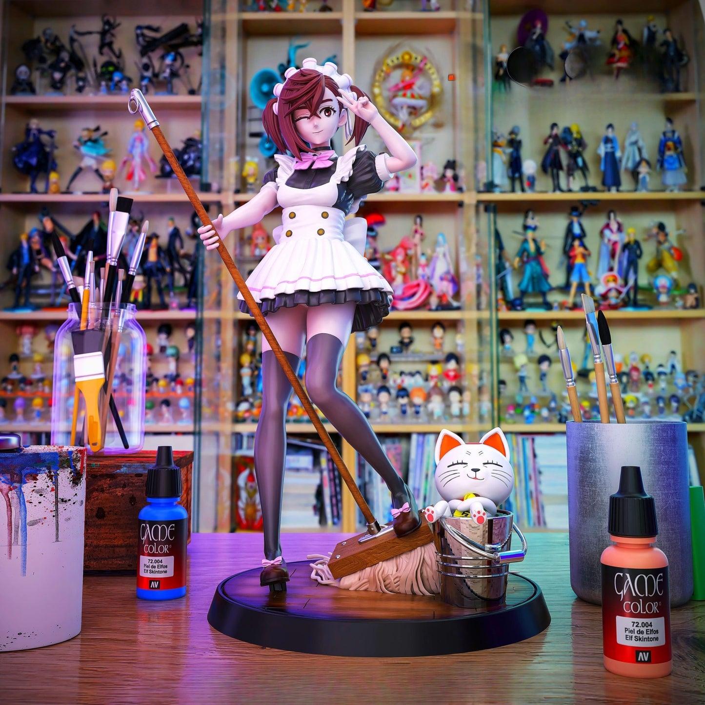 4019 Momo Ayase Maid - Dandadan - STL 3D Print Files