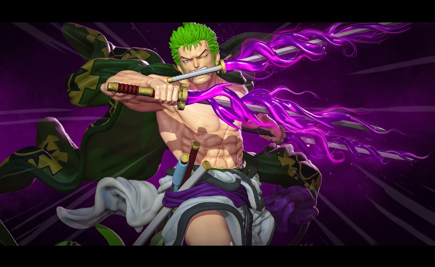 1737 Wano Zoro - One Piece - STL 3D Print Files