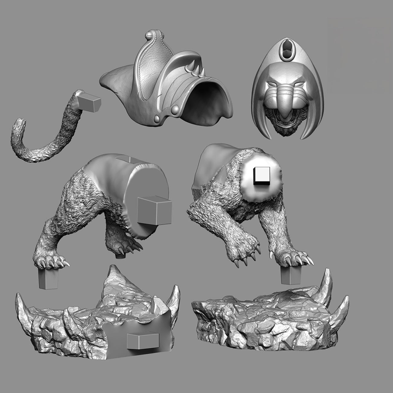 Battle Cat - Cringer - STL 3D Print Files