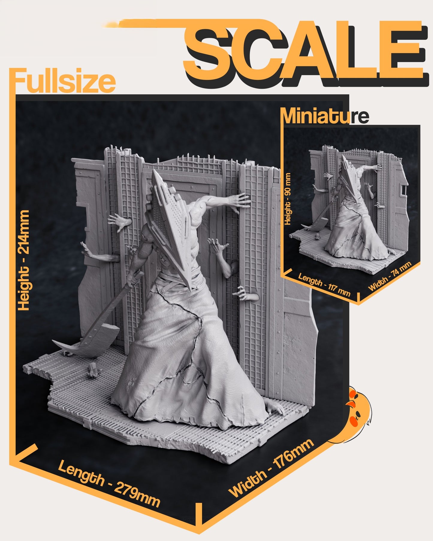 Pyramid Head - Silent Hill - STL 3D Print Files