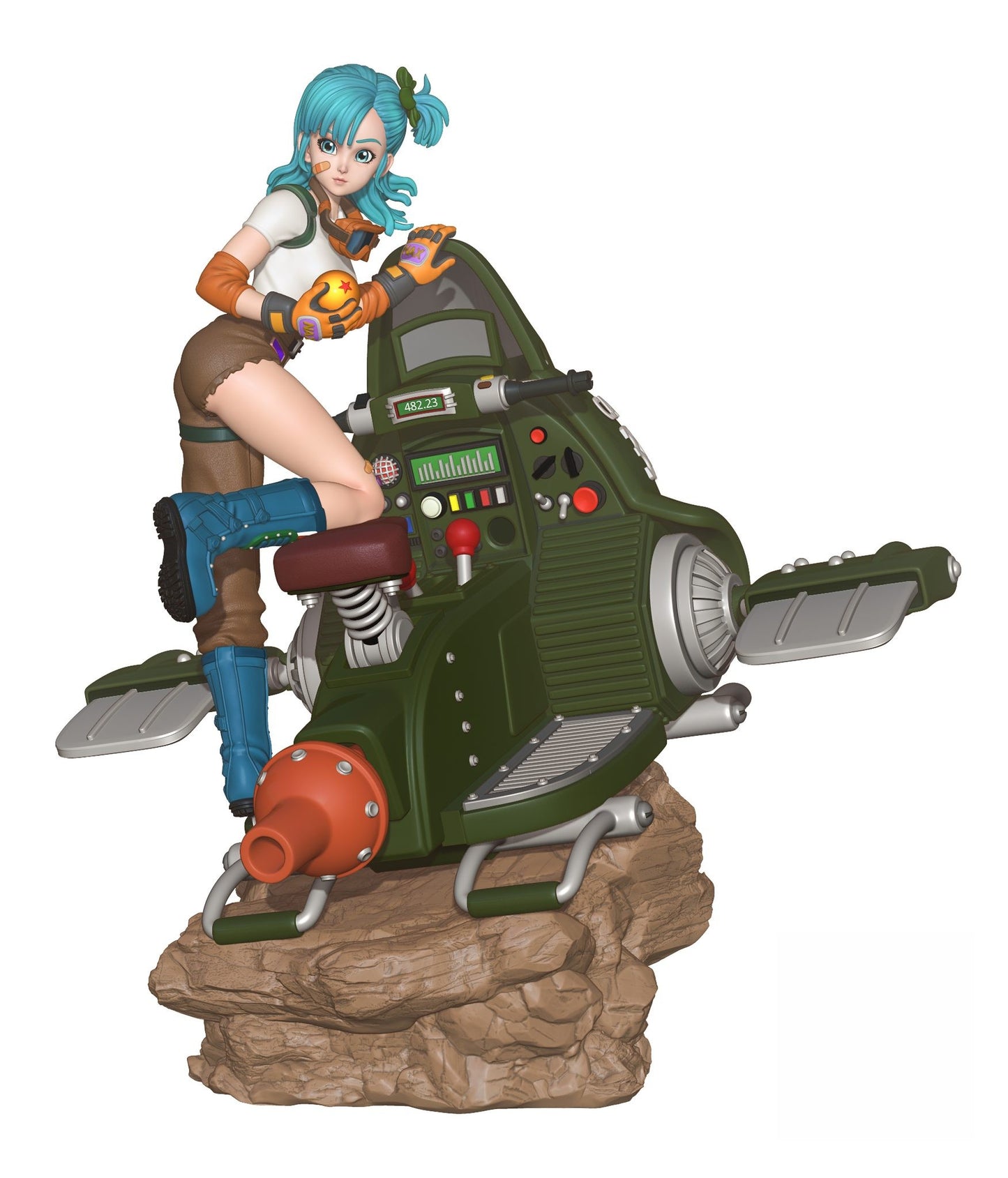 Bulma - Dragon Ball - STL 3D Print Files