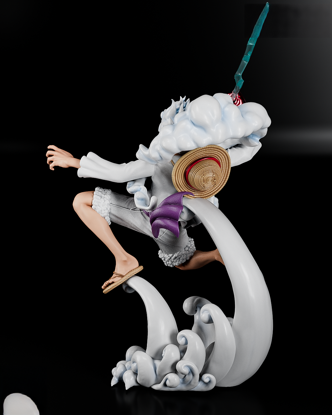 1958  Luffy Gear 5 - One Piece - STL 3D Print Files