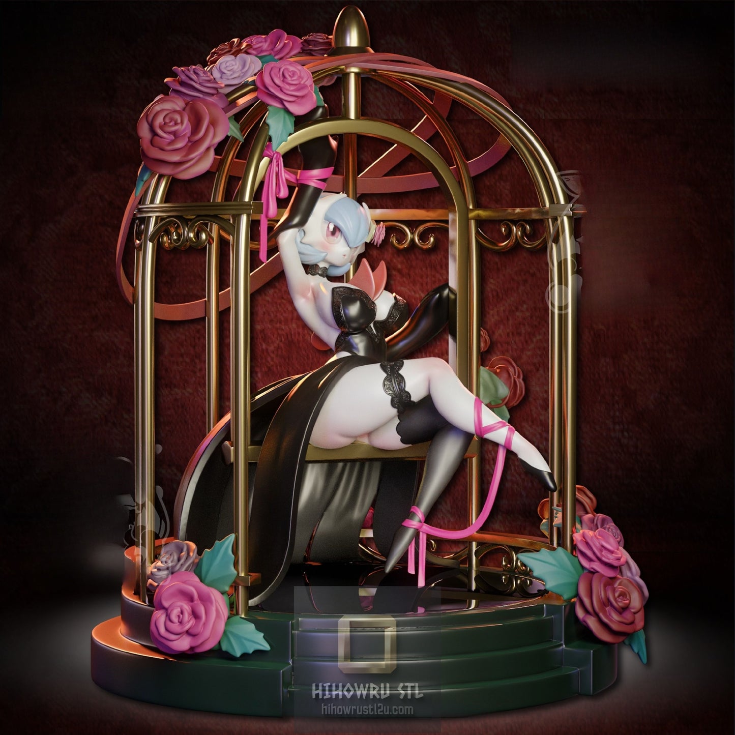 5366 Mega Gardevoir NSFW - POKEMON - STL 3D Print Files