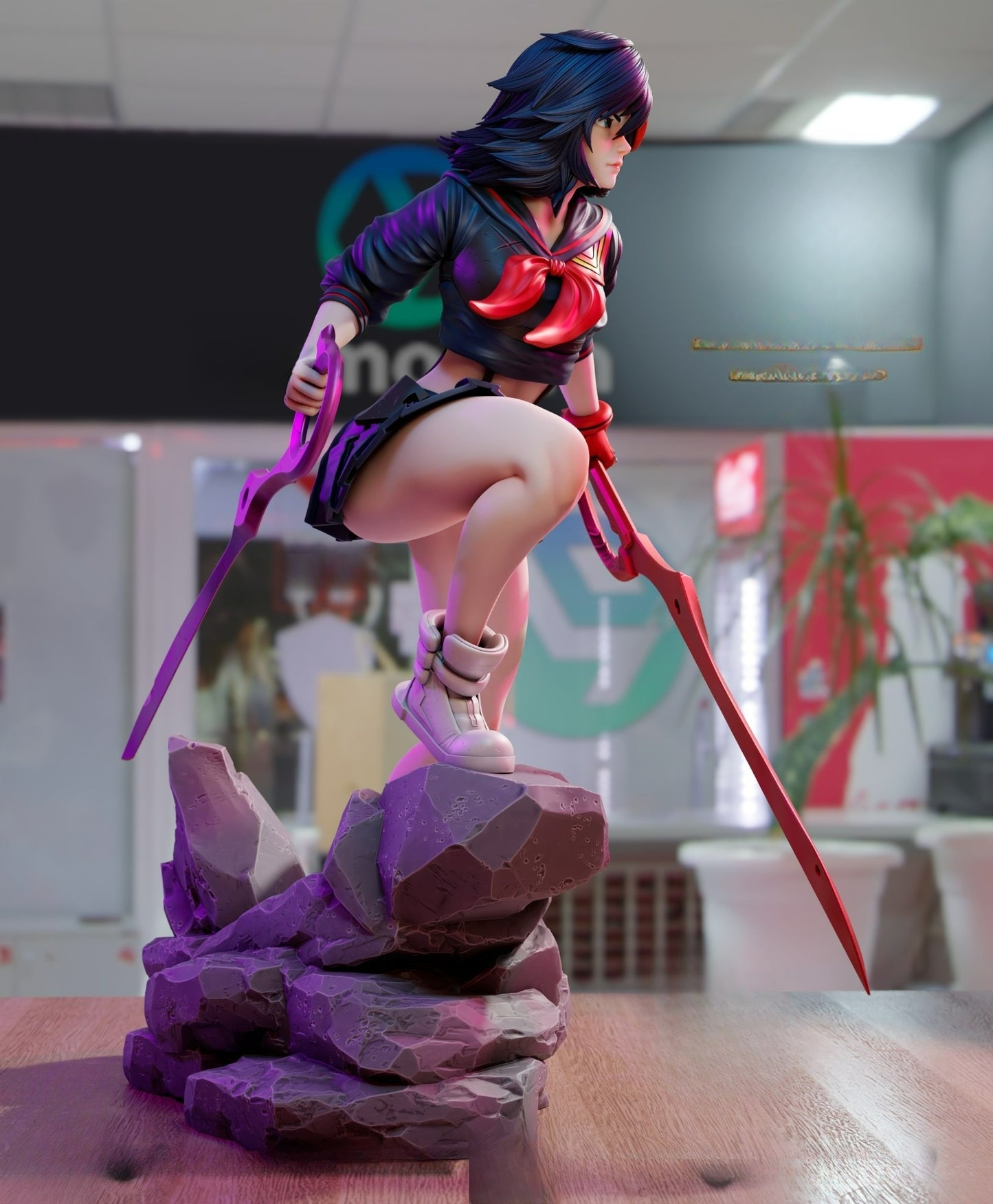 3176 Ryūko Matoi - Kill la Kill - STL 3D Print Files