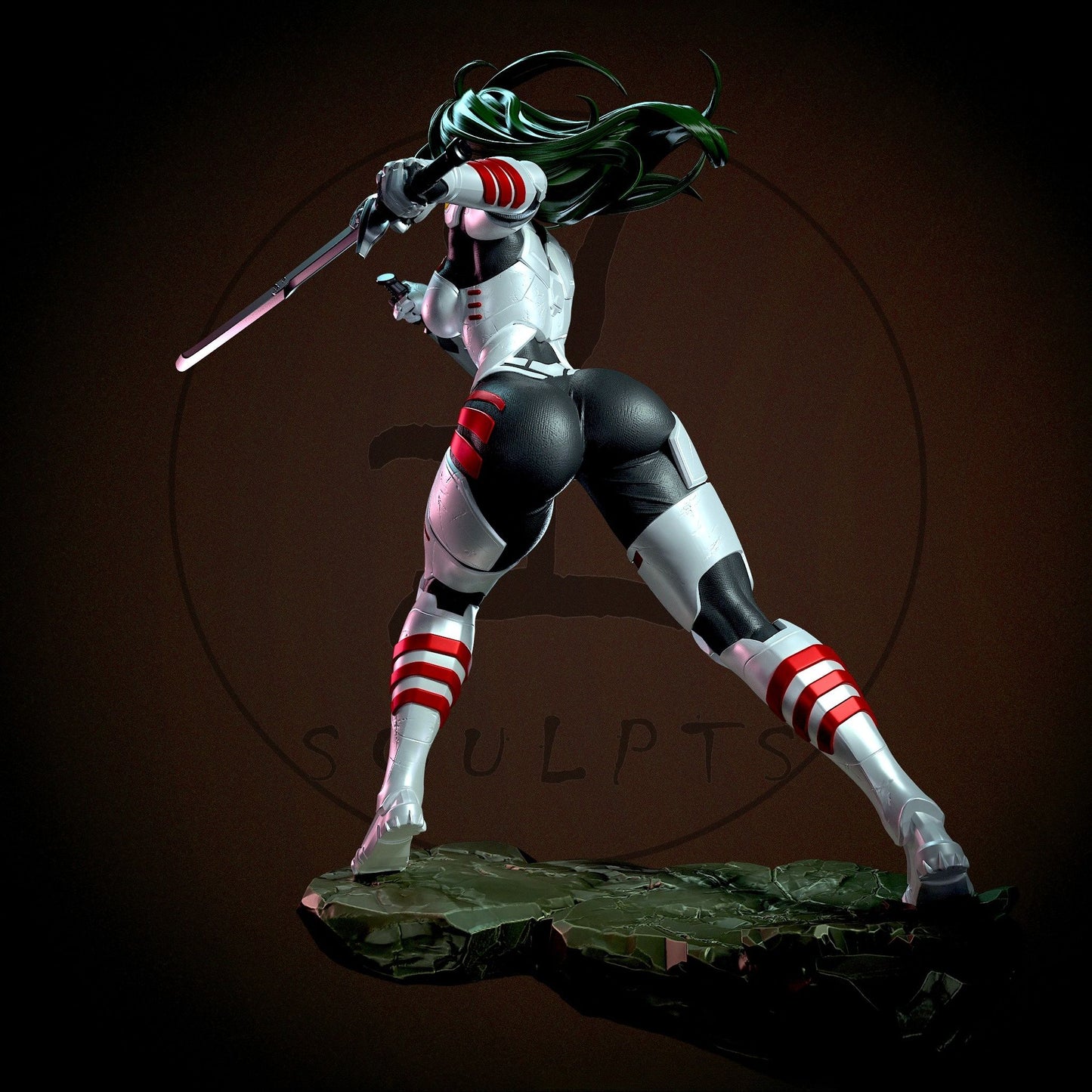 3270 Gamora NSFW - Guardians of the Galaxy - STL 3D Print Files