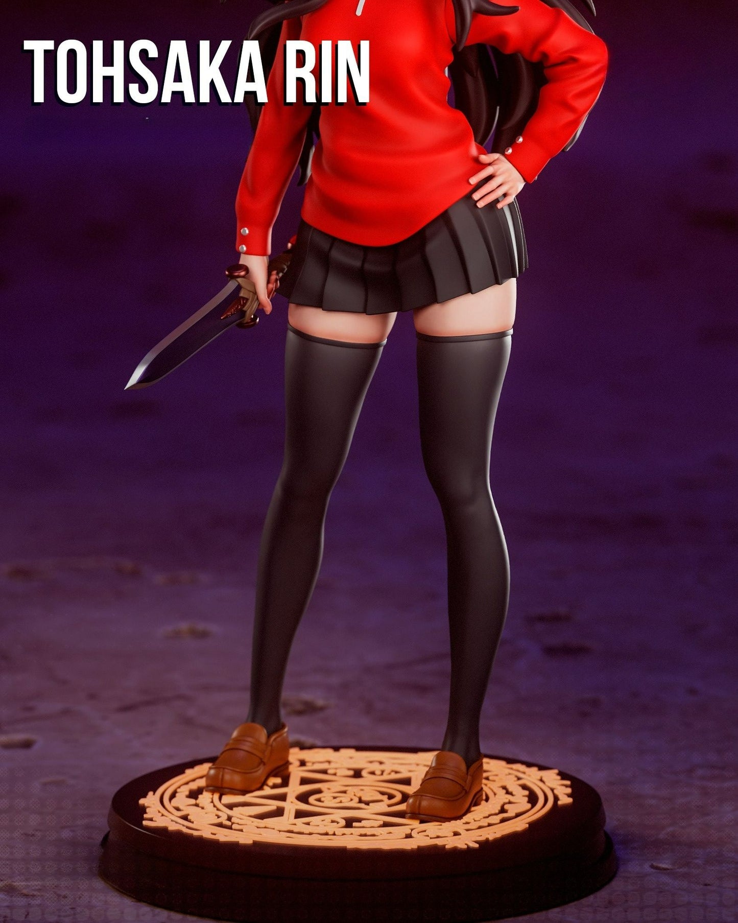 3798 Rin Tohsaka - Fate/Stay Night - STL 3d Print Files