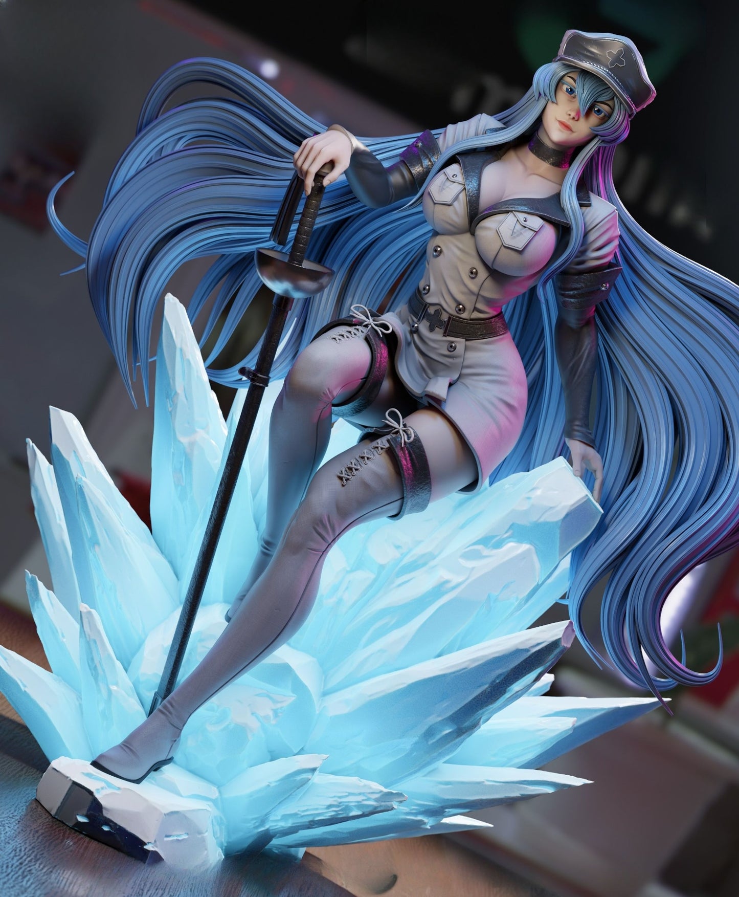 3865 Esdeath NSFW - Akame Ga Kill! - STL 3D Print Files