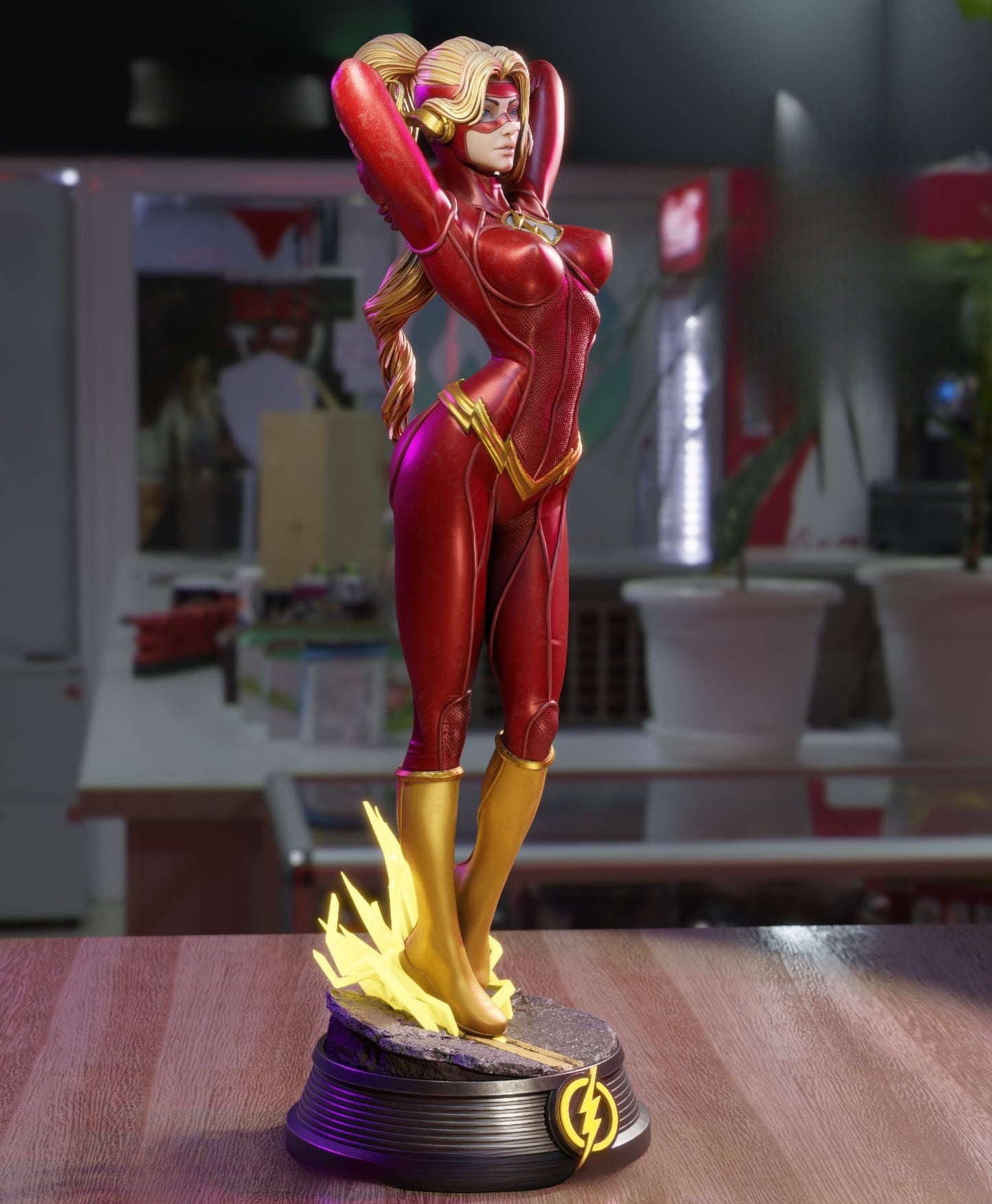 4215 Lady Flash NSFW - DC COMICS - STL 3D Print Files