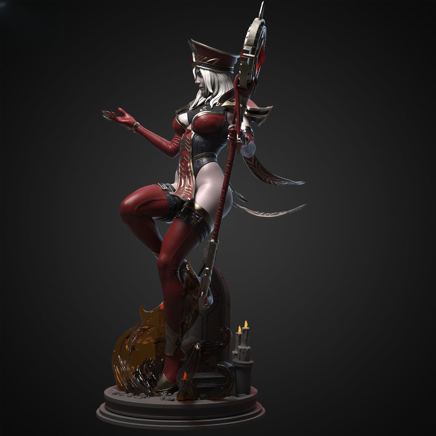 4238 Sally Whitemane NSFW - World of Warcraft - STL 3D Print Files