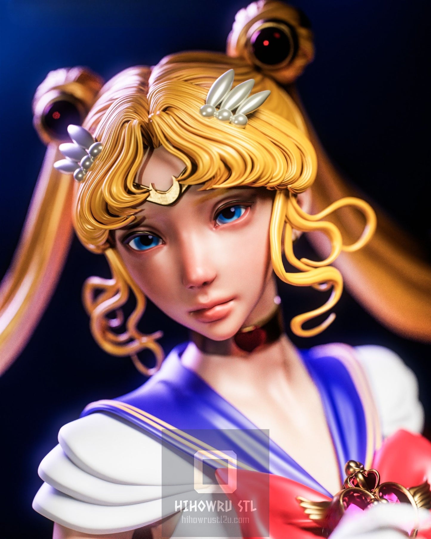 4284 Sailor Moon - Usagi Tsukino - STL 3D Print Files