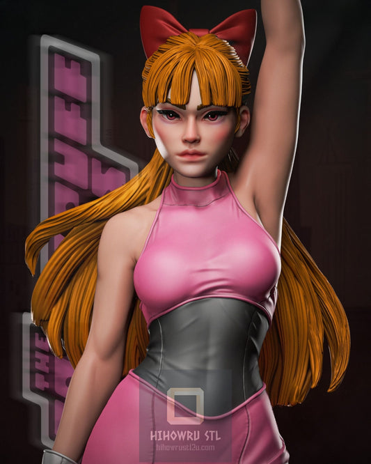 4352 Blossom - Powerpuff Girls - STL 3D Print Files