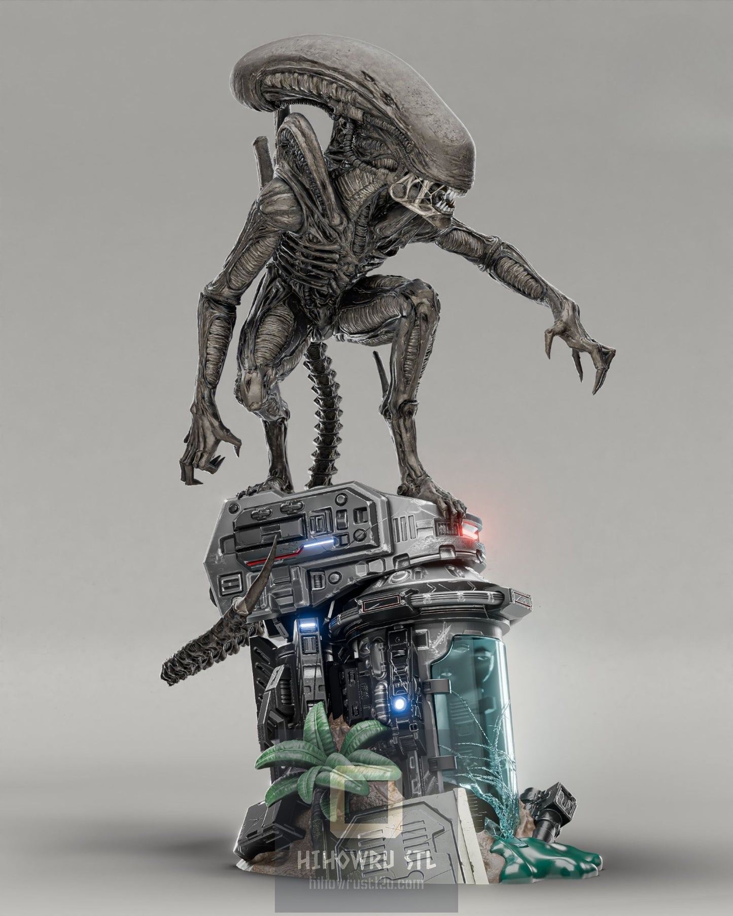 4358 Alien Xenomorph Big Chap - STL 3D Print Files